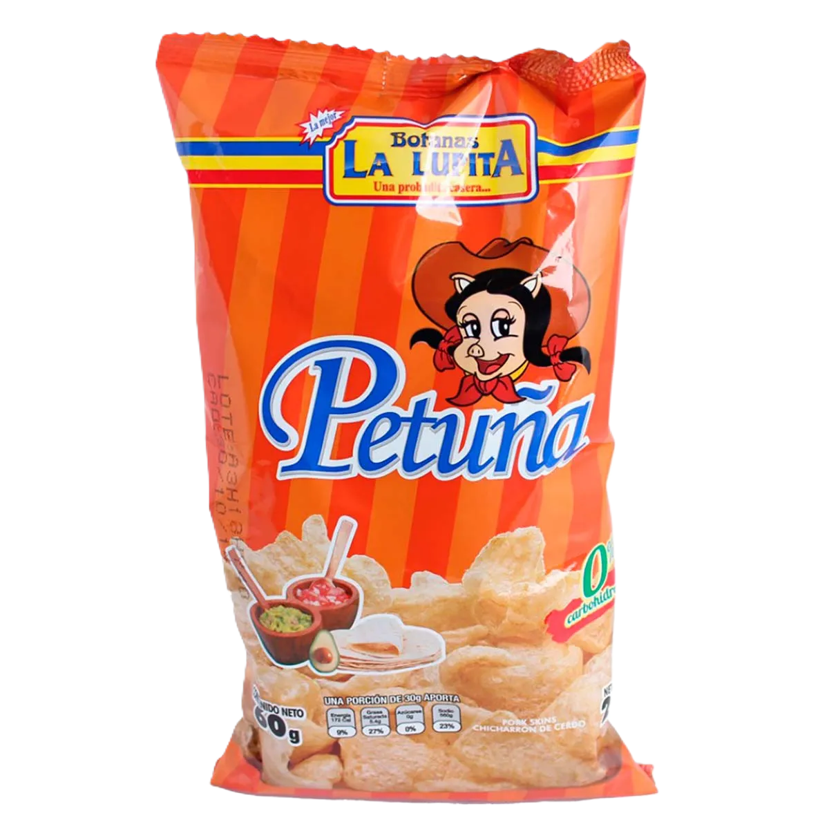 CHICHARRÓN DE CERDO PETUÑAS LA LUPITA.