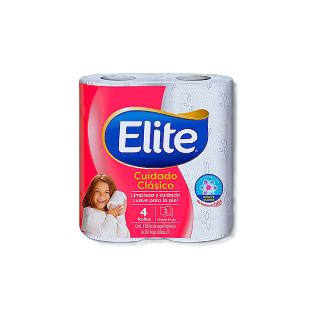 PAPEL HIGIENICO ELITE CONT. 4 PZA