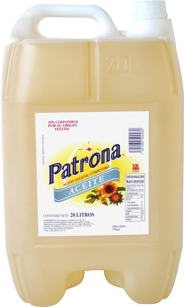 ACEITE PATRONA BIDÓN CONT. 20 LITROS