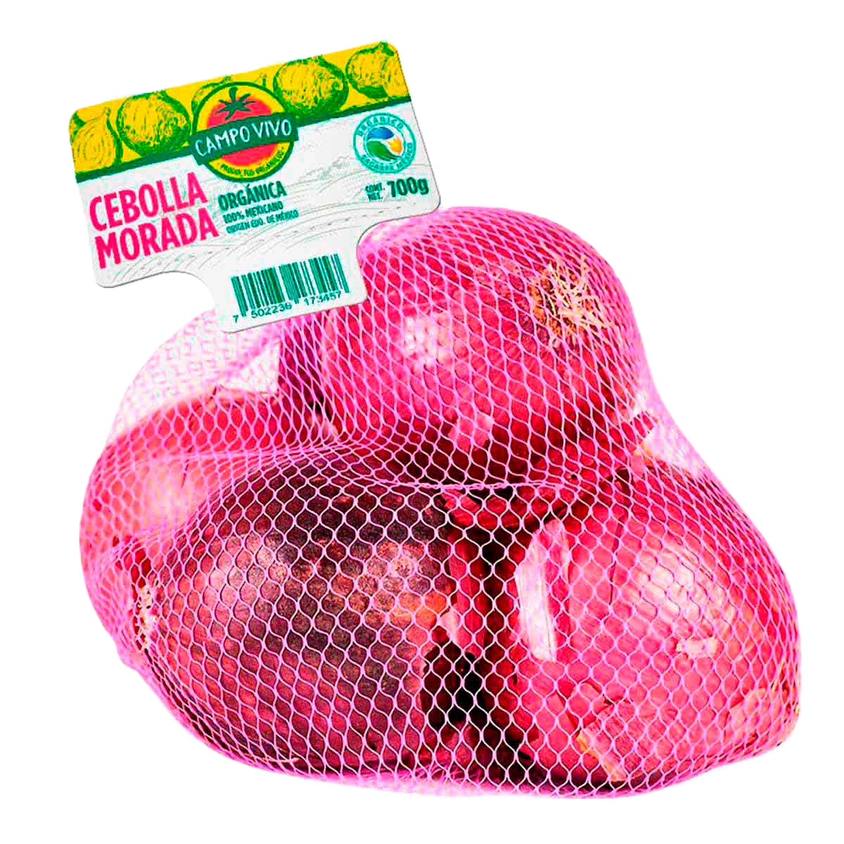 CEBOLLA MORADA ORGÁNICA CONT. 700GR