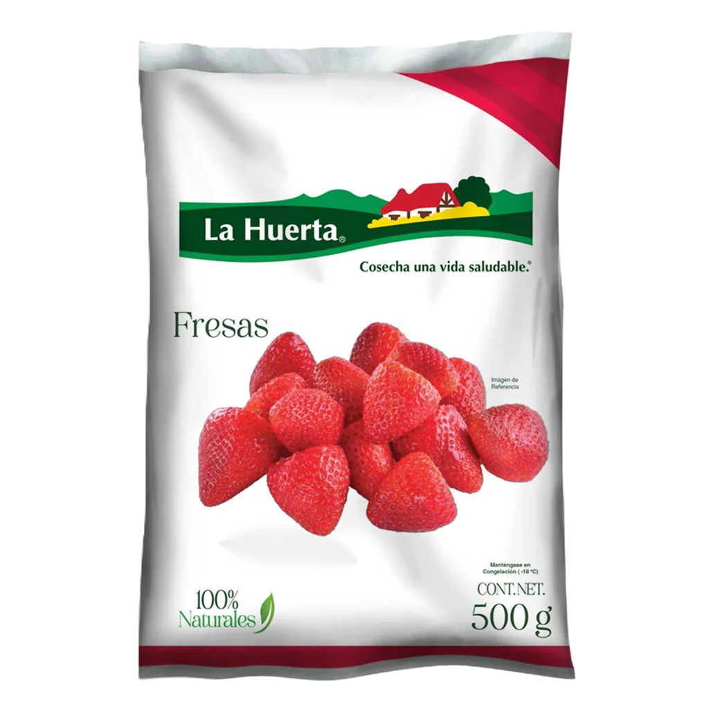 FRUTA CONGELADA FRESAS LA HUERTA 500 GR