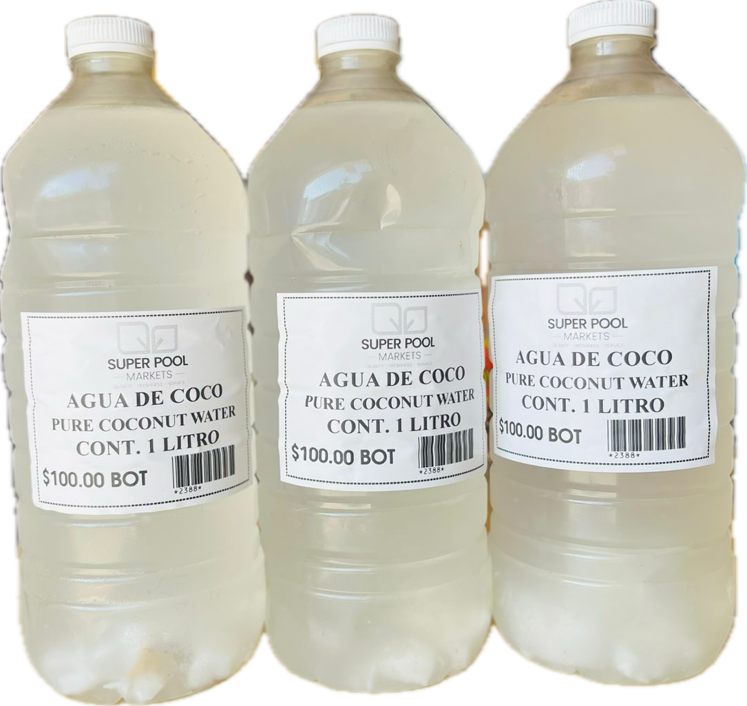 AGUA DE COCO 100% NATURAL CONT. 1L