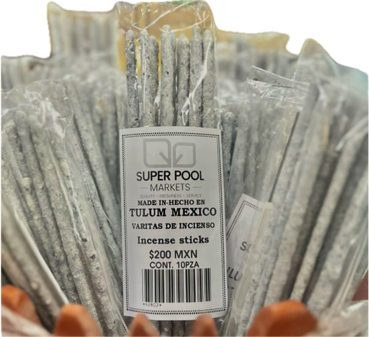 VARITAS DE COPAL BLANCO CONT. 10 PIEZAS
