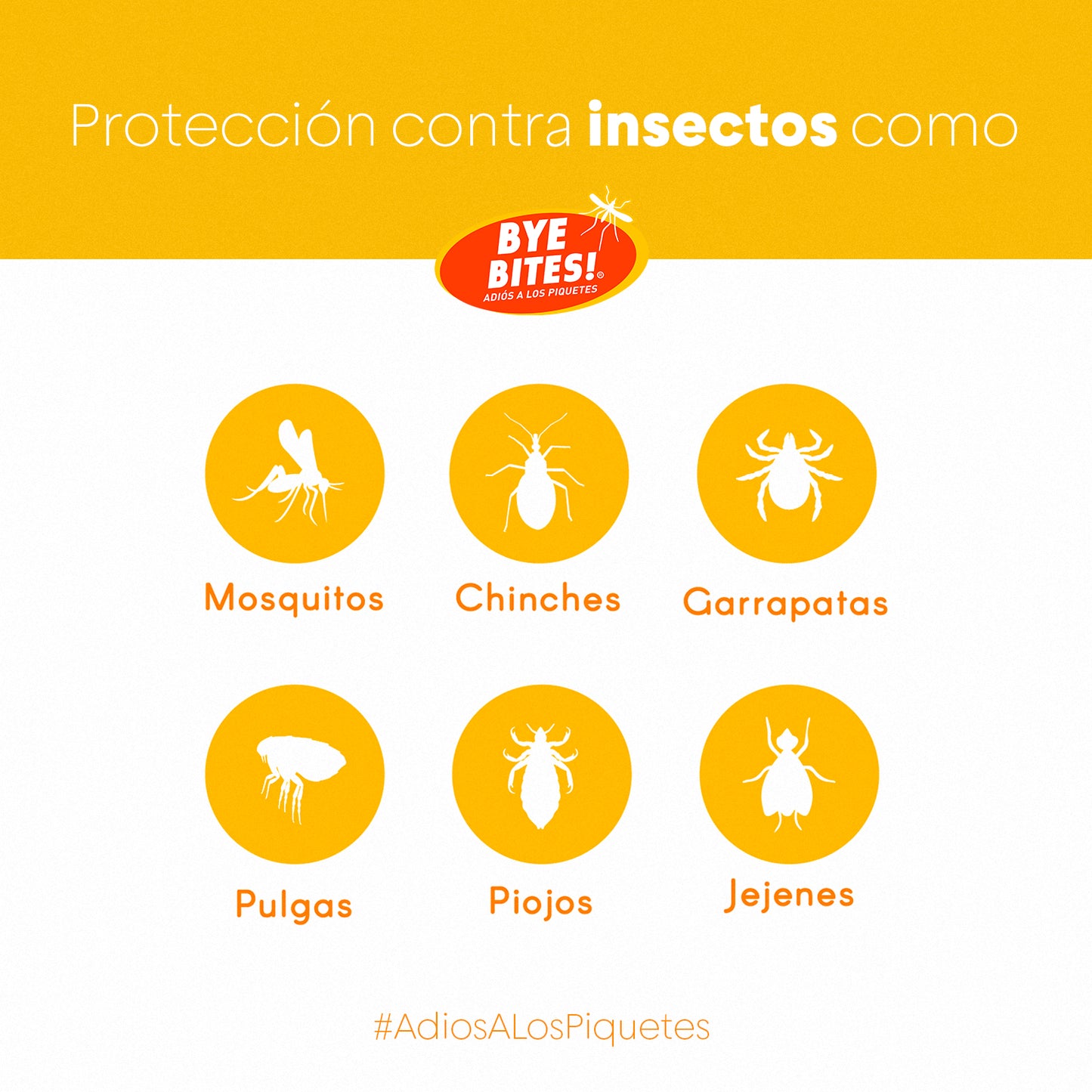 REPELENTE DE INSECTOS EN AEROSOL BYE BITES CONT. 170 GR
