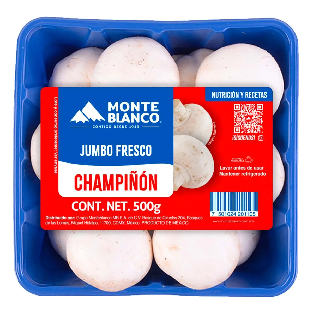 CHAMPIÑONES MONTE BLANCO DOMO