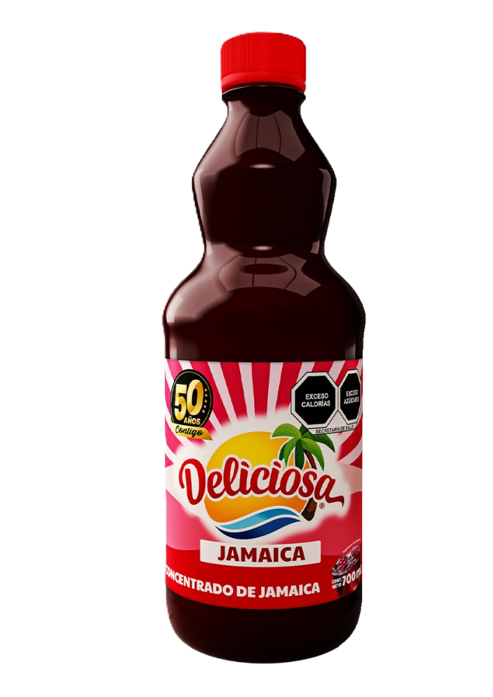 CONCENTRADO DE JAMAICA DELICIOSA CONT. 700ML