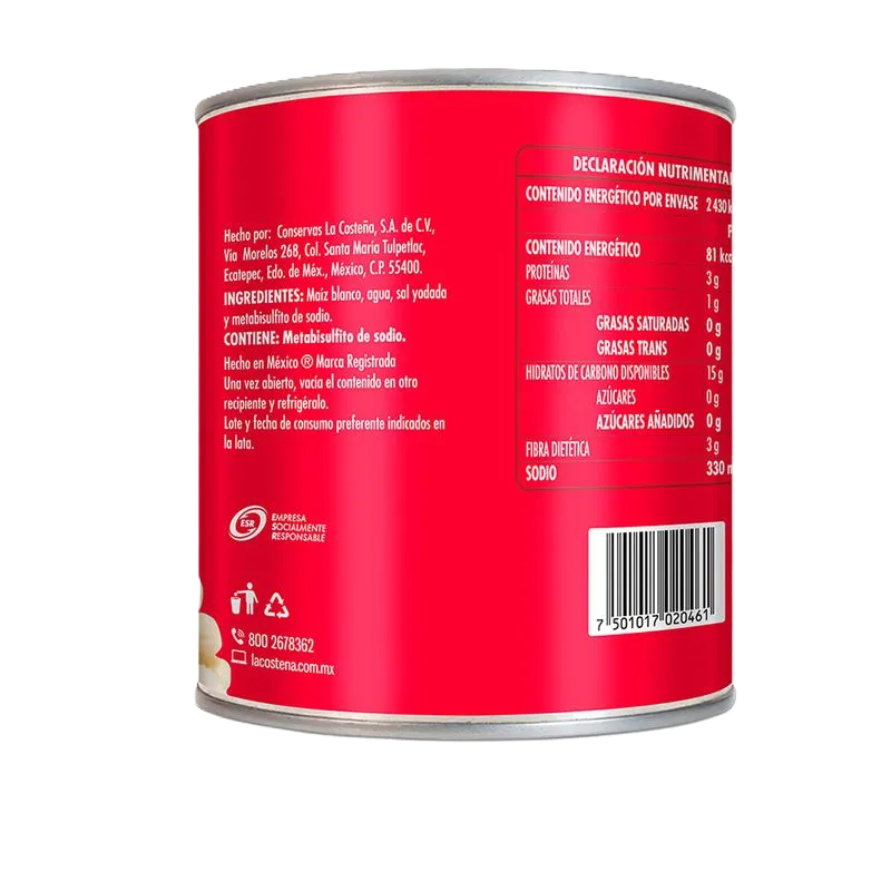 MAIZ BLANCO LA COSTEÑA CONT 3KG