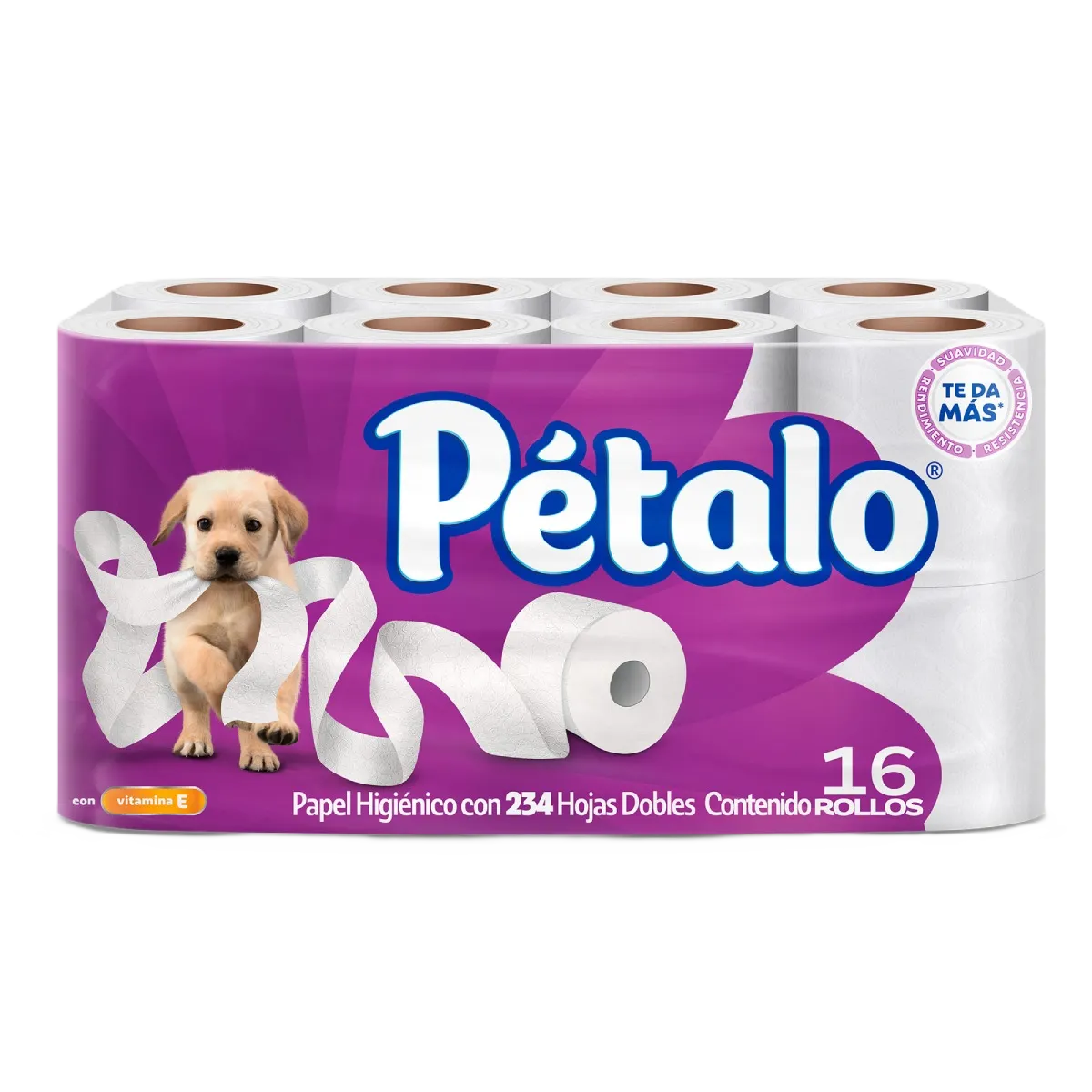 PAPEL HIGIÉNICO PÉTALO ULTRA JUMBO 16 ROLLOS