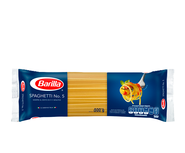 PASTA BARILLA SPAGUETTI #5 CONT. 500 GR