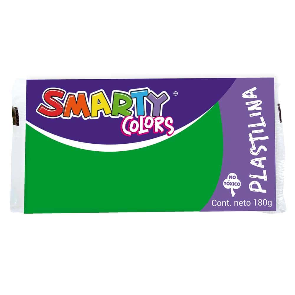 PLASTILINA VERDE PASTO SMARTY 180G
