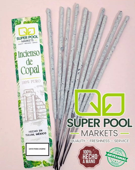 VARITAS DE COPAL BLANCO CONT. 10 PIEZAS