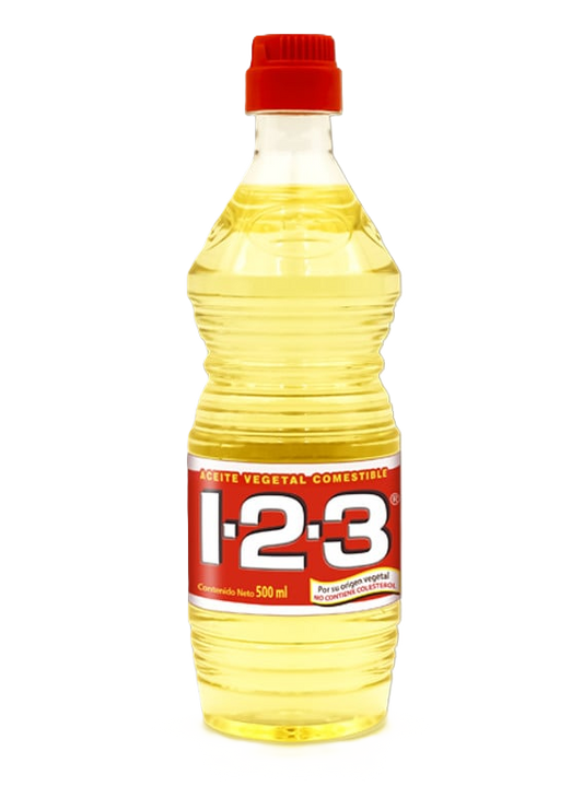 ACEITE VEGETAL 1-2-3 500 ML