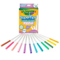 Plumones Crayola Super Tips Pastel 12pz