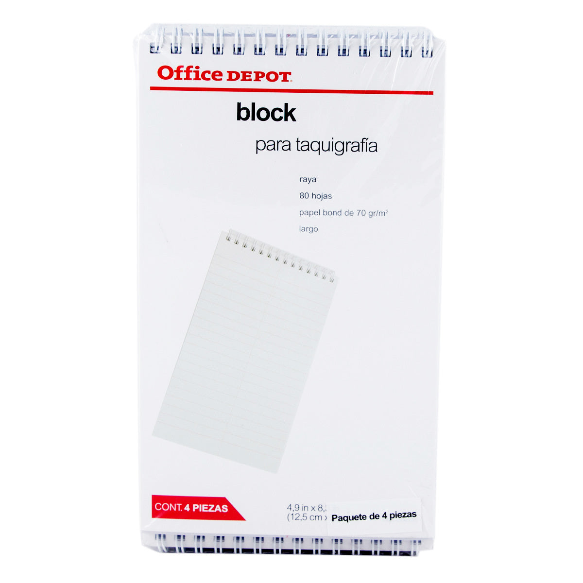 BLOCK TAQUIGRAFIA SCRIBE LARGO 80HJS 8610020