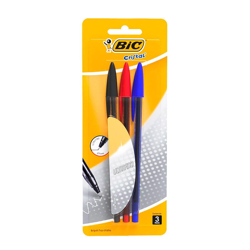 BIC LAPICEROS CONT. 3 PZA