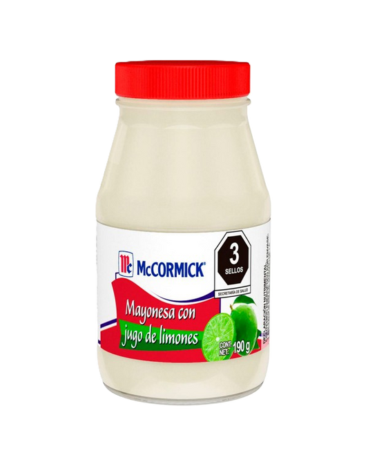 McCORMICK MAYONESA LIMÓN CONT. 190G
