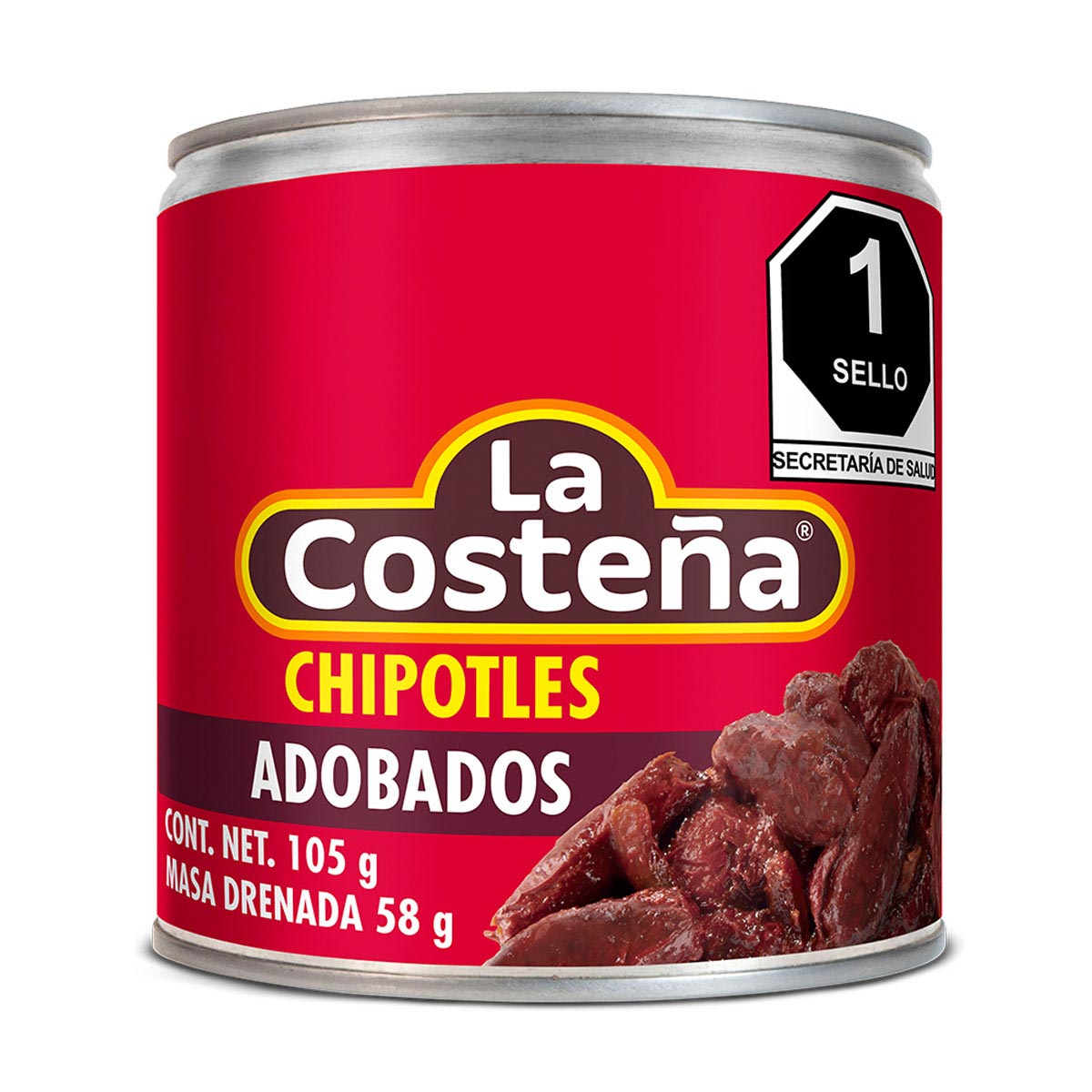 Chipotles Adobados La Costeña 105 g - Súper Pool Markets Tulum