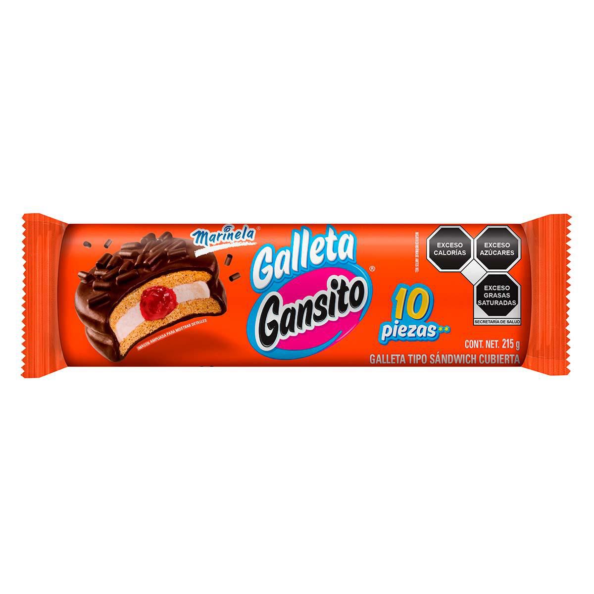 Galleta Gansito 10Pz 215 g - Súper Pool Markets Tulum