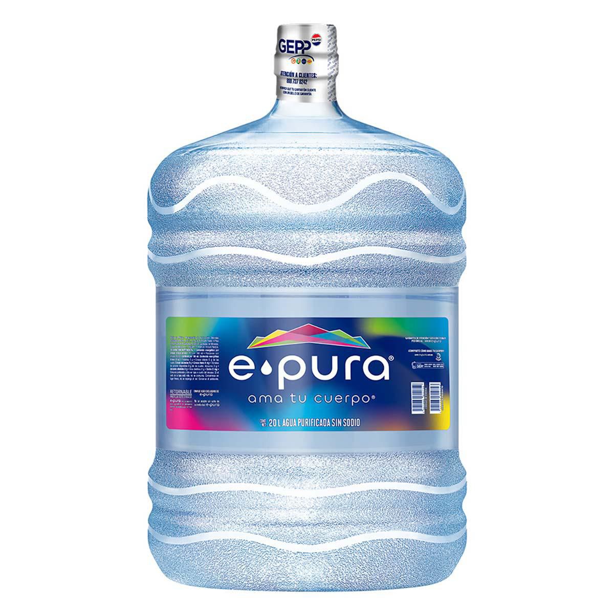 Agua Epura 20 L - Súper Pool Markets Tulum