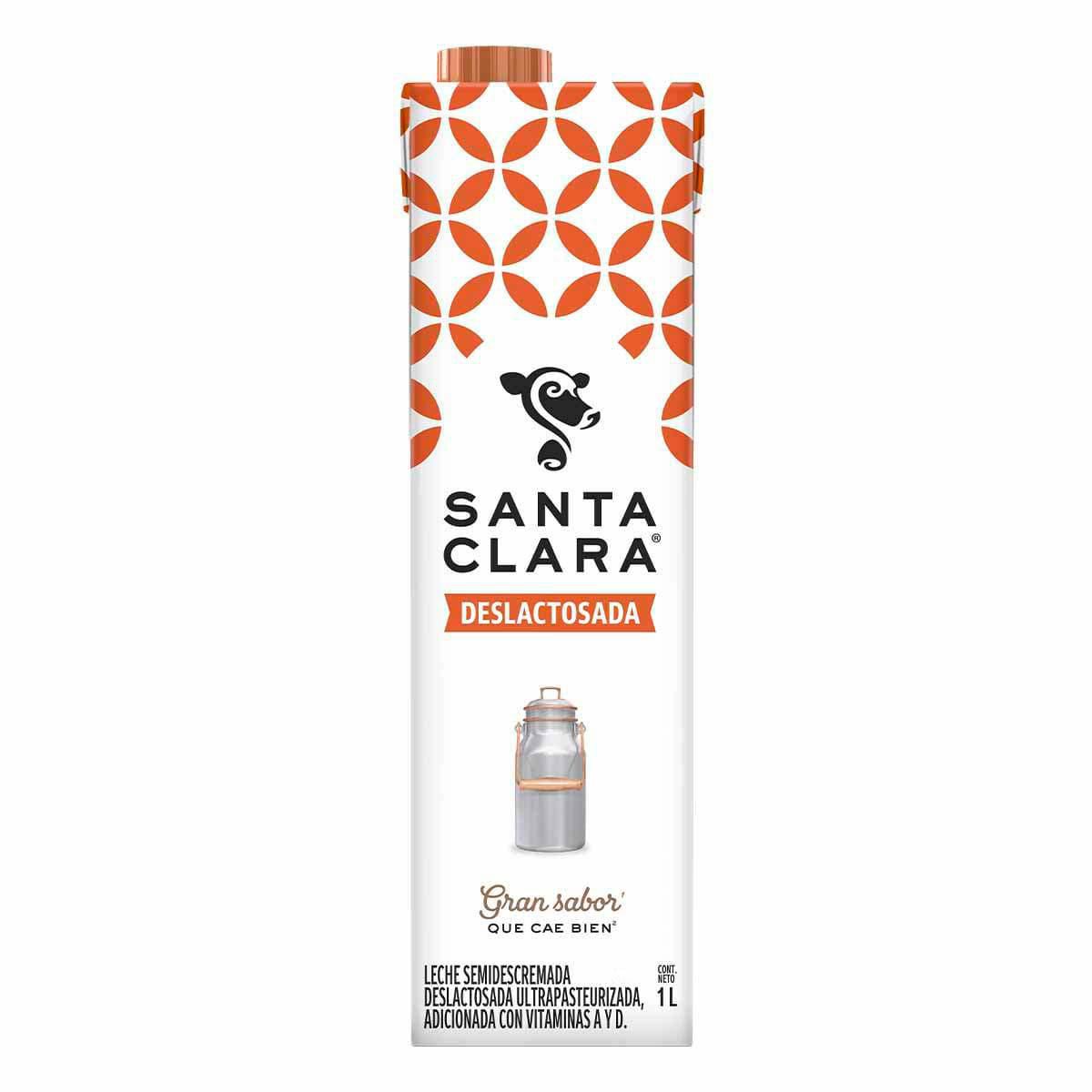 Leche Santa Clara Deslactosada 1 L - Súper Pool Markets Tulum