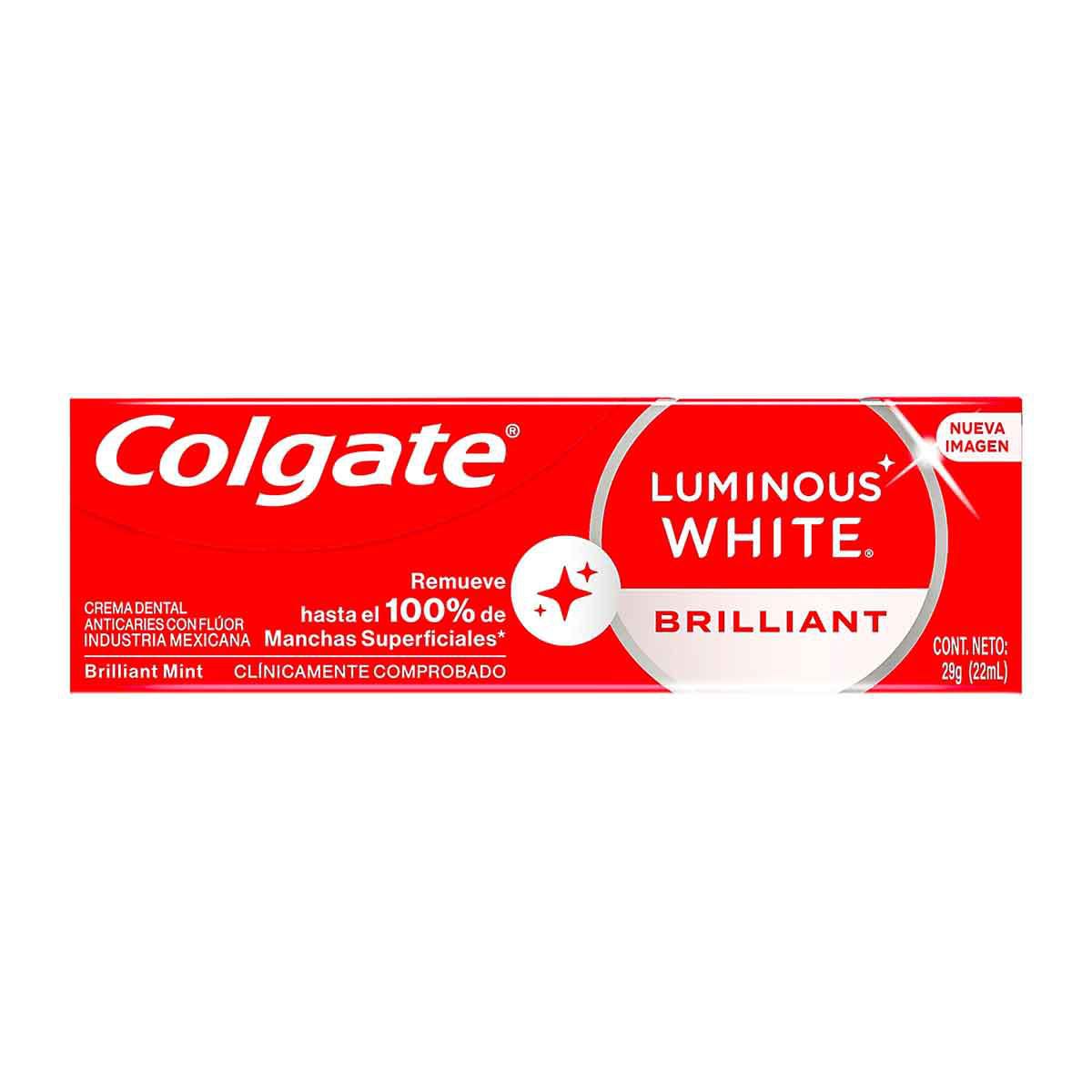 Colgate Luminous White 22 ml - Súper Pool Markets Tulum