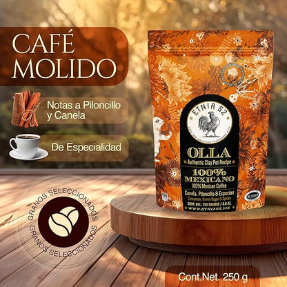 CAFÉ ETNIA 52 DE OLLA MOLIDO CONT. 250GR