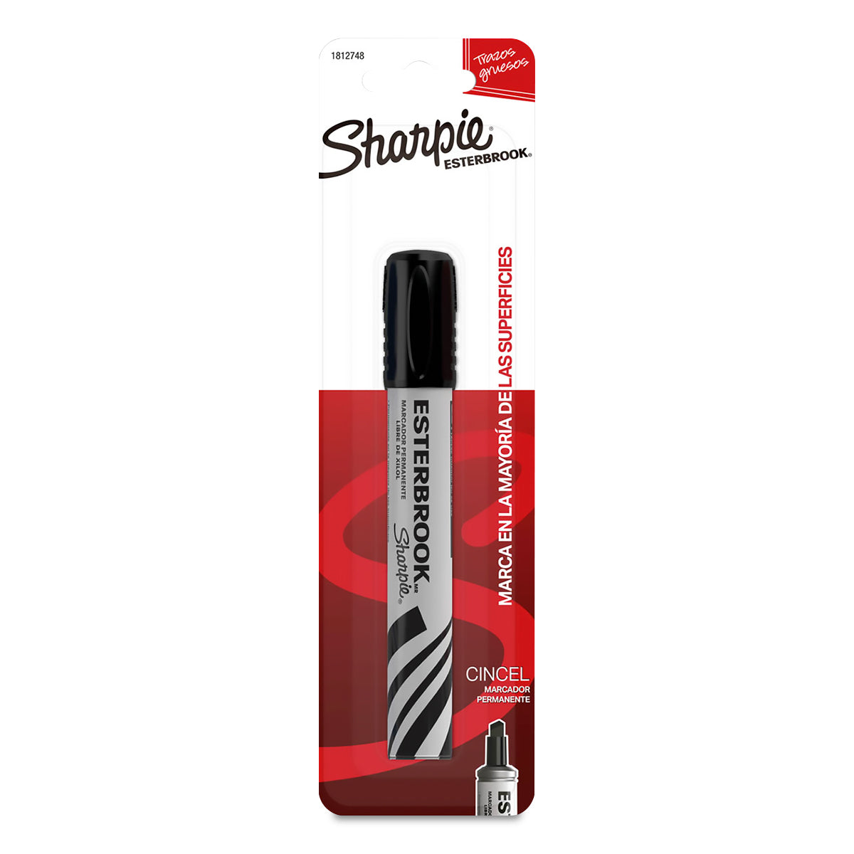 MARCADOR PERMANENTE ESTERBROOK NEGRO SHARPIE