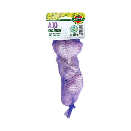 AJO ORGÁNICO CAMPO VIVO CONT. 120 GR