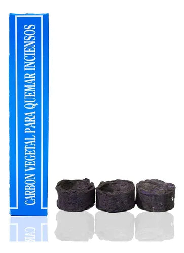 CARBON VEGETAL 1 PACK 10 PIEZAS