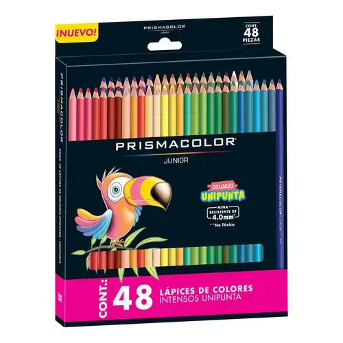 Lápices de colores JUNIOR (48 piezas).