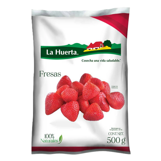 FRUTA CONGELADA FRESAS LA HUERTA 500 GR
