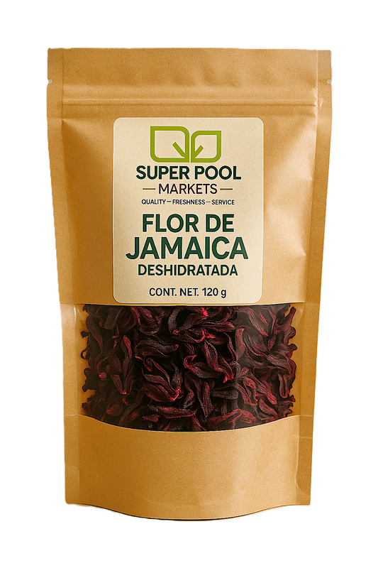 FLOR DE JAMAICA EMPAQUETADA CONT. 120 G
