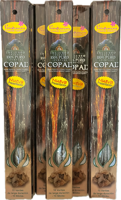 INCIENSO DE COPAL 100% PURO 1 PACK 20 PZA