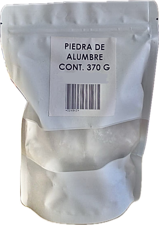 PIEDRA DE ALUMBRE CONT. 370Gr