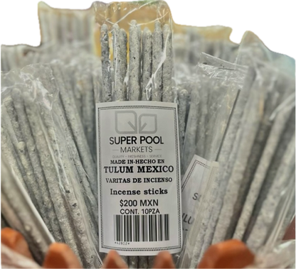 VARITAS DE COPAL BLANCO CONT. 10 PIEZAS
