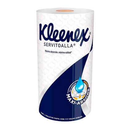 KLEENEX MAXI ABSORB CONT. 1 ROLLO 117 HOJAS