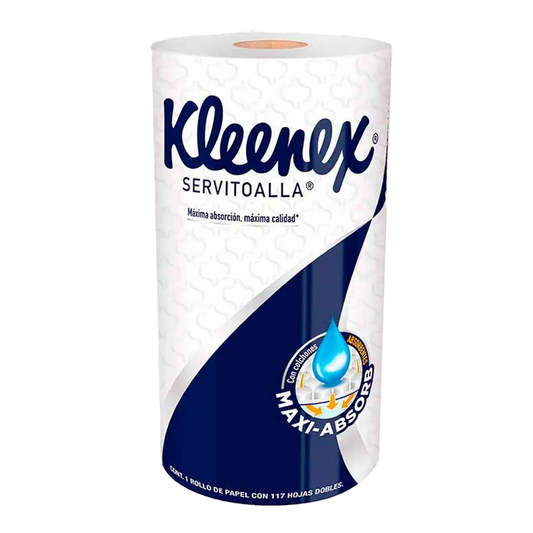 KLEENEX MAXI ABSORB CONT. 1 ROLLO 117 HOJAS