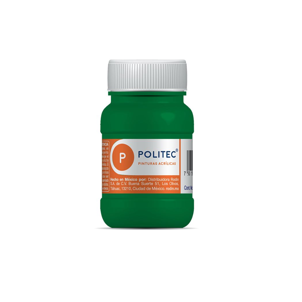 PINTURA POLITEC ACRILICA VERDE CLARO 312 100ML