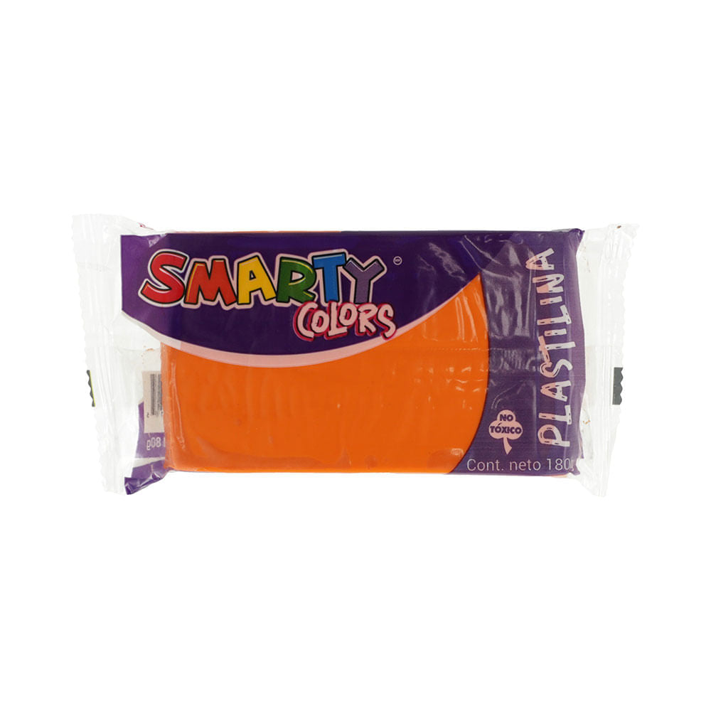 PLASTILINA EN BARRA SMARTY ANARANJADA 180G