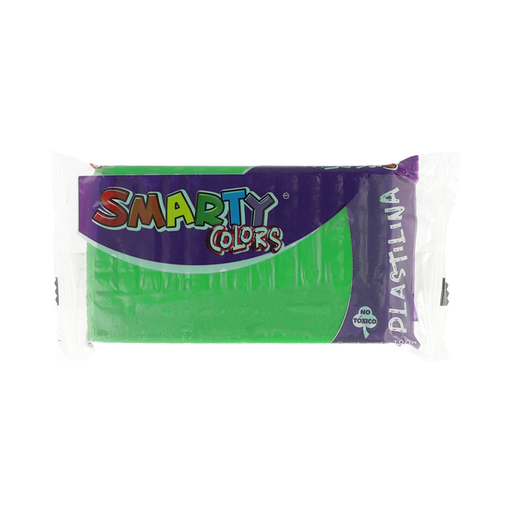 PLASTILINA EN BARRA SMARTY VERDE CLARO 180G
