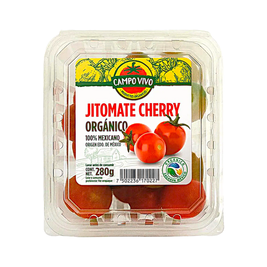 JITOMATE CHERRY ORGÁNICO CONT. 280GR