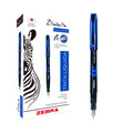 PLUMA FUENTE DESECHABLE TINTA LIQUIDA  PUNTA METALICA ZEBRA