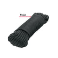 PIOLA DE NYLON PARACORD DE 4MM X 15M, NEGRO