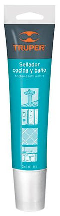 SELLADOR TRANSPARENTE PARA BAÑO Y COCINA 85G TRUPER