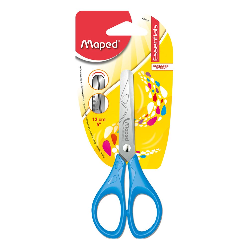 TIJERA ESCOLAR ZENOA 5" BLT MAPED