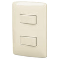 PLACA CON 1 INTERRUPTOR DE 3 VIAS ITALIANA
