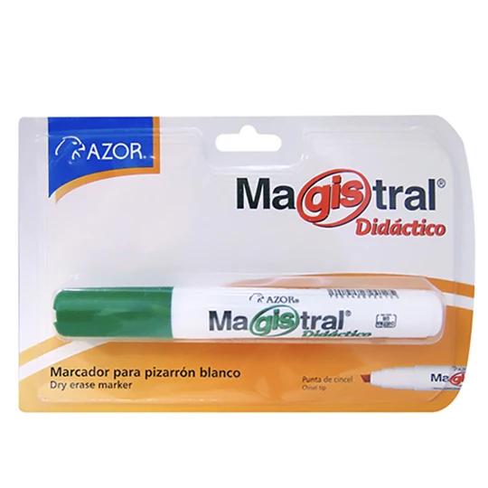 AZOR MARCADOR MAGISTRAL DIDACTICO VERDE 4125
