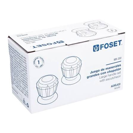 JUEGO DE DOS MANERALES ACRILICOS FOSET 49242