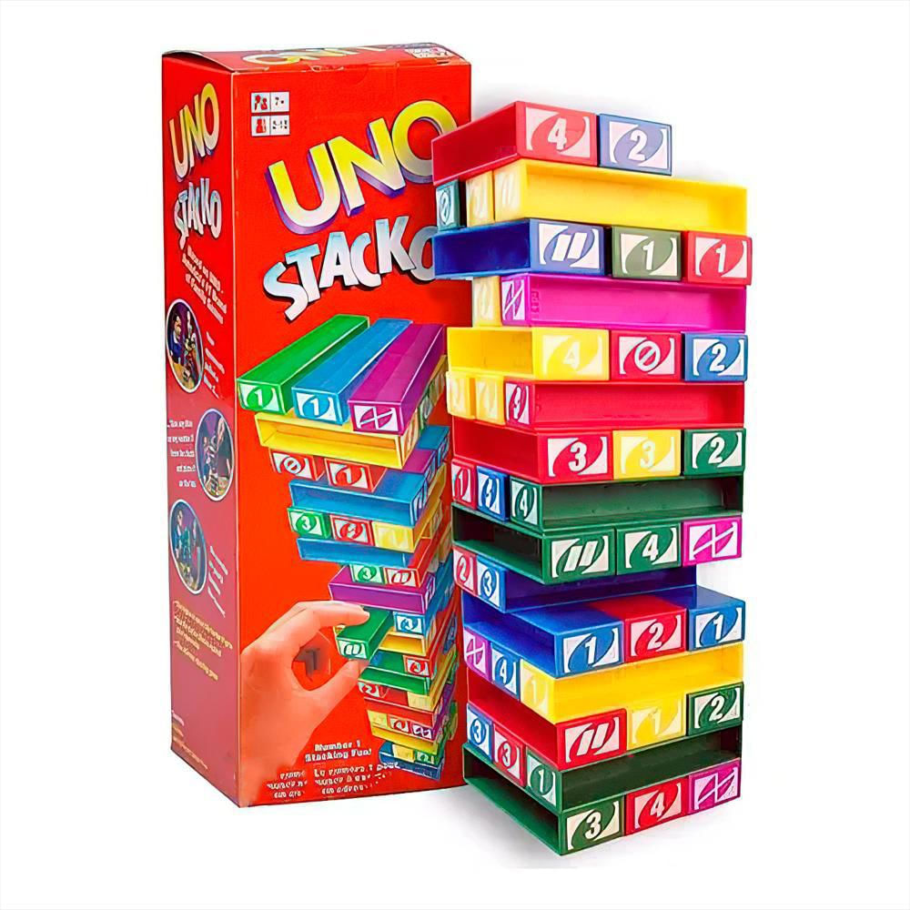 UNO STACKO JUEGO DE MESA CONT. 45 PZA