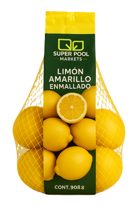 LIMÓN AMARILLO ENMALLADO CONT. 908GR